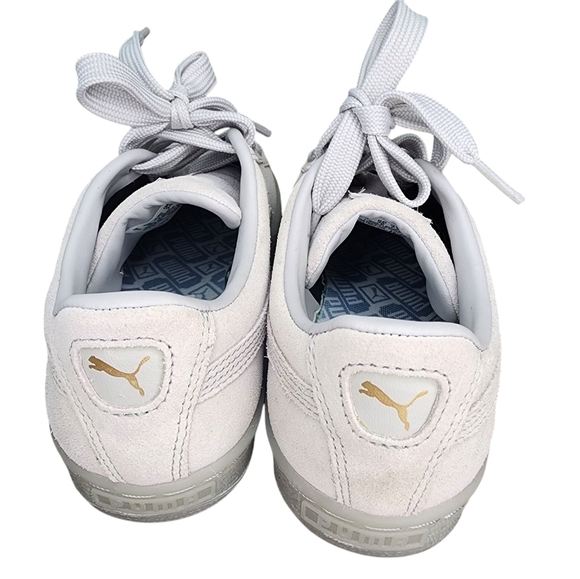 PUMA women's light grey suede sneakers, size 7.5 - Picture 4 of 6